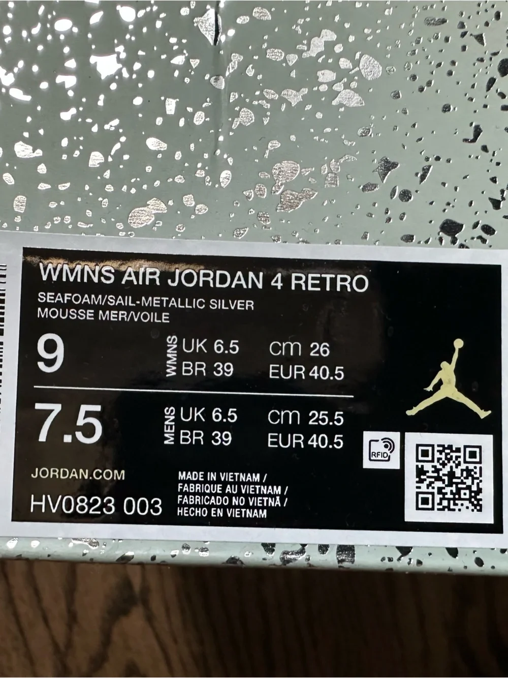 Women’s Air Jordan 4 Retro ‘Seafoam Sail’ 2025